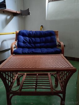 Sedací souprava z ratanu 2+1 - 3
