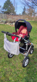 Easywalker Qtro Plus - Silver - 3v1 - 3
