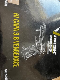 Airsoftova pistole hi capa 3.8 na green gas - 3