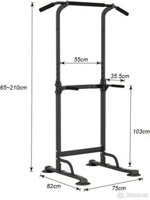 Kompaktní posilovací věž na dřepy ramena bench - 3