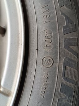 4ks disky + 3mm pneu na dojeti 195/65/R15 - 3