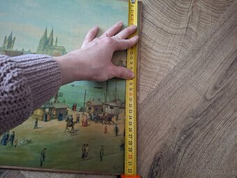 Obraz Kolín nad Rýnem – stará litografie, reprodukce - 3