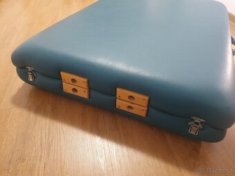 Masážní stůl dřevěný skládací - 3