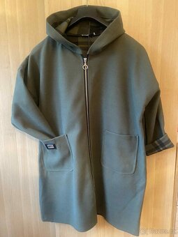 Italský flaušový kabátek vel 50 a více nový - 3