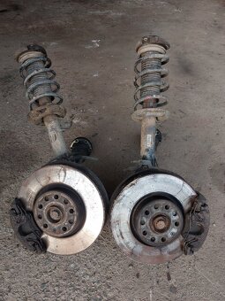 passat b6 přední těhlice kompletní + poloosy - 3