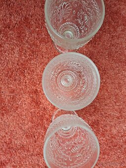 Staré skleničky 3 ks. - 3