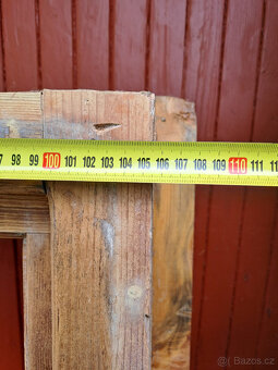 Dřevěné kastlové - špaletové okno 3ks - 3