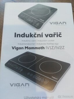 Indukční dvouplotynkovy vařič Vigan - 3