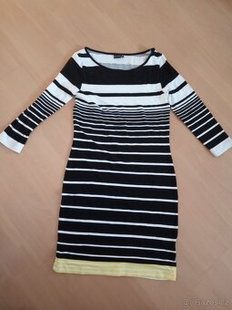 Letní, společenské, lněné, elastické, flitrové-vel. S, M - 3