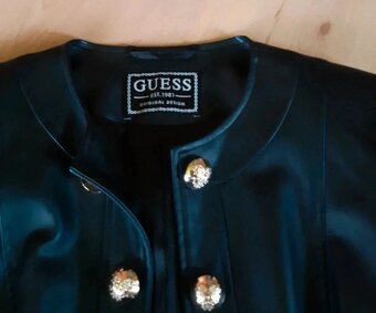 Kožená bunda Guess velikost S - 3