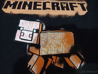 Triko Minecraft vel. 146/152 dlouhý rukáv - 3