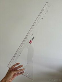 Krejčovský příložník / pravítko Prym délka 60 cm - 3