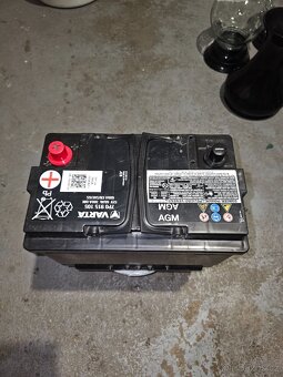Autobaterie  Varta STOP/START AGM 12V 68Ah 380A - 3