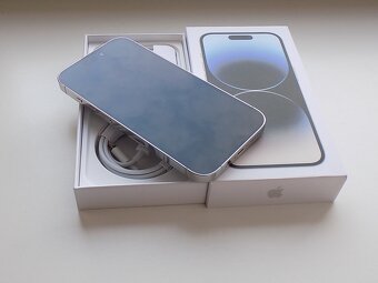 APPLE iPhone 14 Pro 256GB Silver - ZÁRUKA - TOP STAV-100%bat - 3