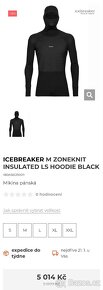 PRODÁM MERINO ICEBREAKER MIKINA S KAPUCÍ - 3