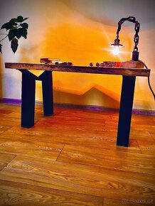 Stylový konferenční stůl ruční výroby - 3