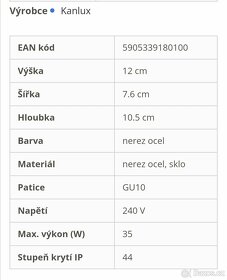 Venkovní světlo MAGRA El 135 - 3