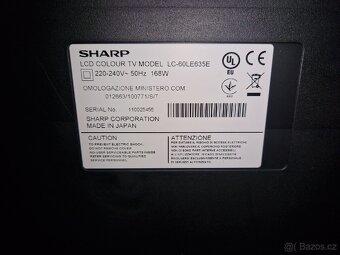 Smart TV Sharp AQUOS LC-60LE635E
, 60" - úhlopříčka 152 cm - 3