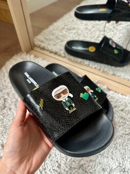 ČERNÉ PANTOFLE KARL LAGERFELD - 3
