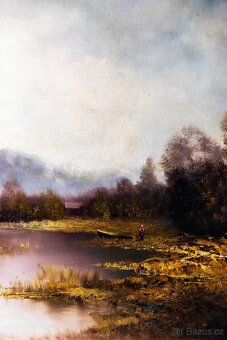 Karl Schmidbauer – olej na plátne, 105×75cm - 3