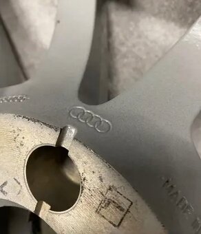 Originální Alu kola Audi A6 225/60/17 zimní - 3