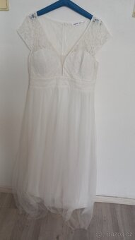 Svatební šaty velikost 44-46 - 3