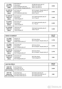 Corvette C1, C2, C3 - Sady těsnění karosérie - 3