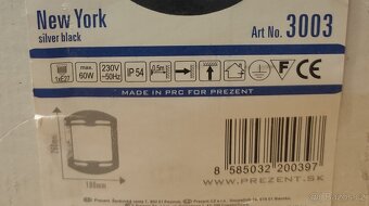 Venkovní nástěnné svítidlo NOVÉ - 3