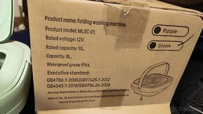 Přenosná cestovní pračka model MSC-01 - 3