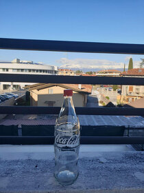 Sběratelský kus, skleněná 1litrová láhev Coca Cola - 3
