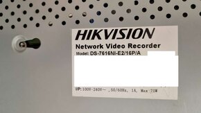 NVR HIKVISION DS-7616NI-E2/16P/A + 2x 6TB HDD - 3