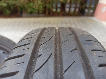 14″ disky 5x100 s letními pneu 165/70 R14 - 3