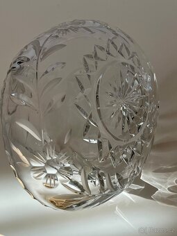 Koš křišťálový broušený Bohemia Crystal ovál - 3