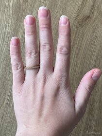 Prstýnek Pandora Rose gold se zirkony - 3