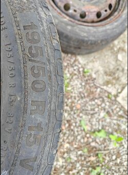 Škoda Fabia I, plechové disky 15" s letními pneu 195/50 R15 - 3