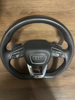 AUDI VOLANT S-LINE KOŽENÝ SKOSENÝ F1 PÁDLA - 3