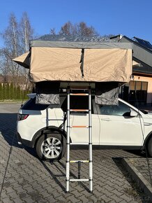 Střešní stan - AUTOSTAN 160 cm - prodloužený, LED osvětlení - 3