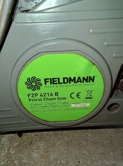 Motorová pila Fieldmann FZP 4216 B, jen osobní odběr - 3