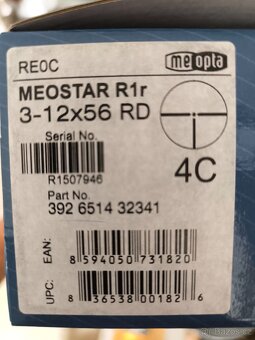 Puskohled Meopta R1r 3x12x56RD - 3