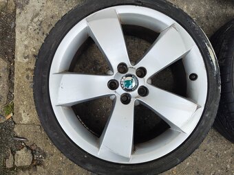 17"letní alu sada Kentaur 5x100 origo Roomster Fabia 2 Polo - 3