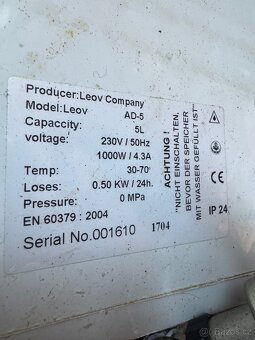 Elektrický průtokový ohřívač - 3