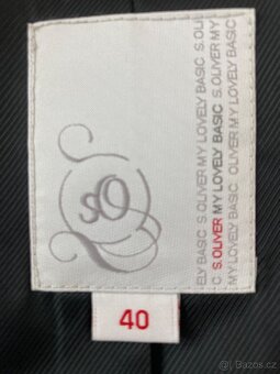 Dámské klasické sako S.Oliver, černé, vel. 40 - 3