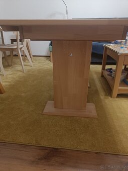 Dubový rozkládací stůl z XXX Lutz - 3