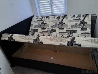 Postel HEDVIKA - černá/černobílá - 3