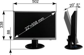 Monitor LG Flatron Wide 22" - 3