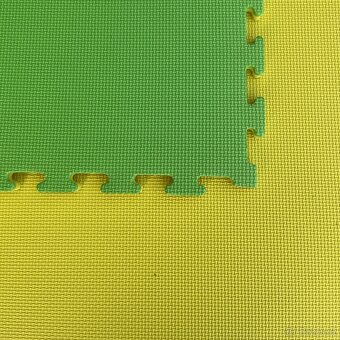 Tatami Champion puzzle žluto-zelená 105cm x 105cm x 2cm - 3