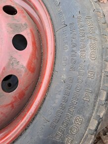 165/65/14, 4x98, zimní pneu - 3
