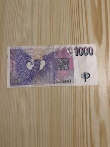 Bankovka 1000 Kč vzor 1996 série C45 - 3