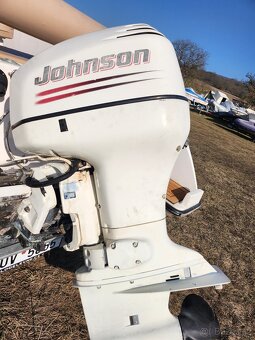 Lodni motor 90hp Johnson V4,  dlouha,el.trim - 3