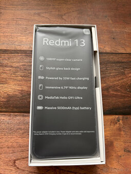 NOVÝ smartphone Xiaomi Redmi 13 NFC 8+256 GB - 3